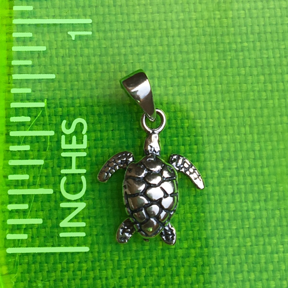 🐢Silver Turtle Pendant🐢 - Picture 5 of 5